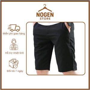 Quần short nam kaki